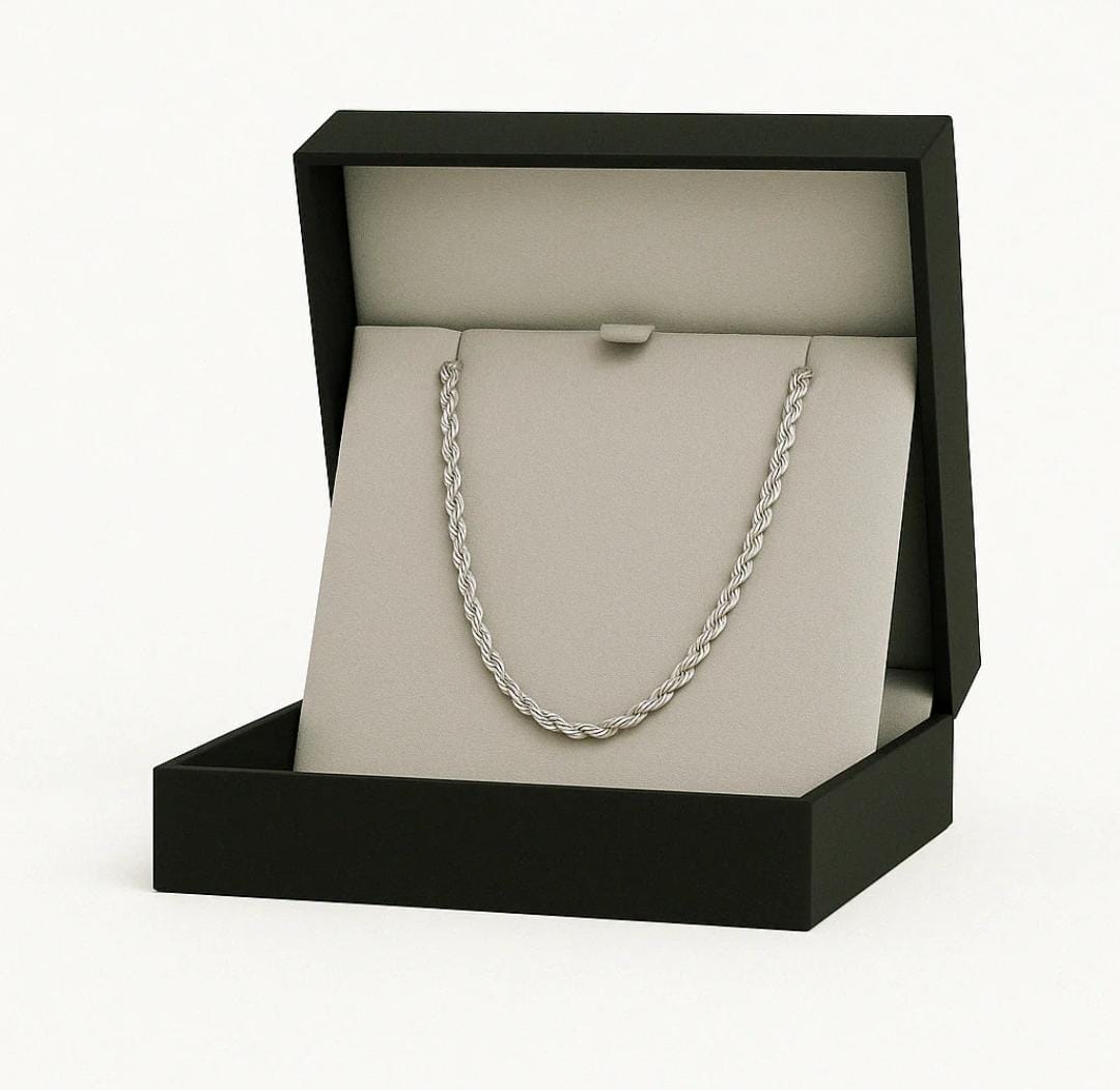 Cadena Rope Plata 950 3mm 60cm