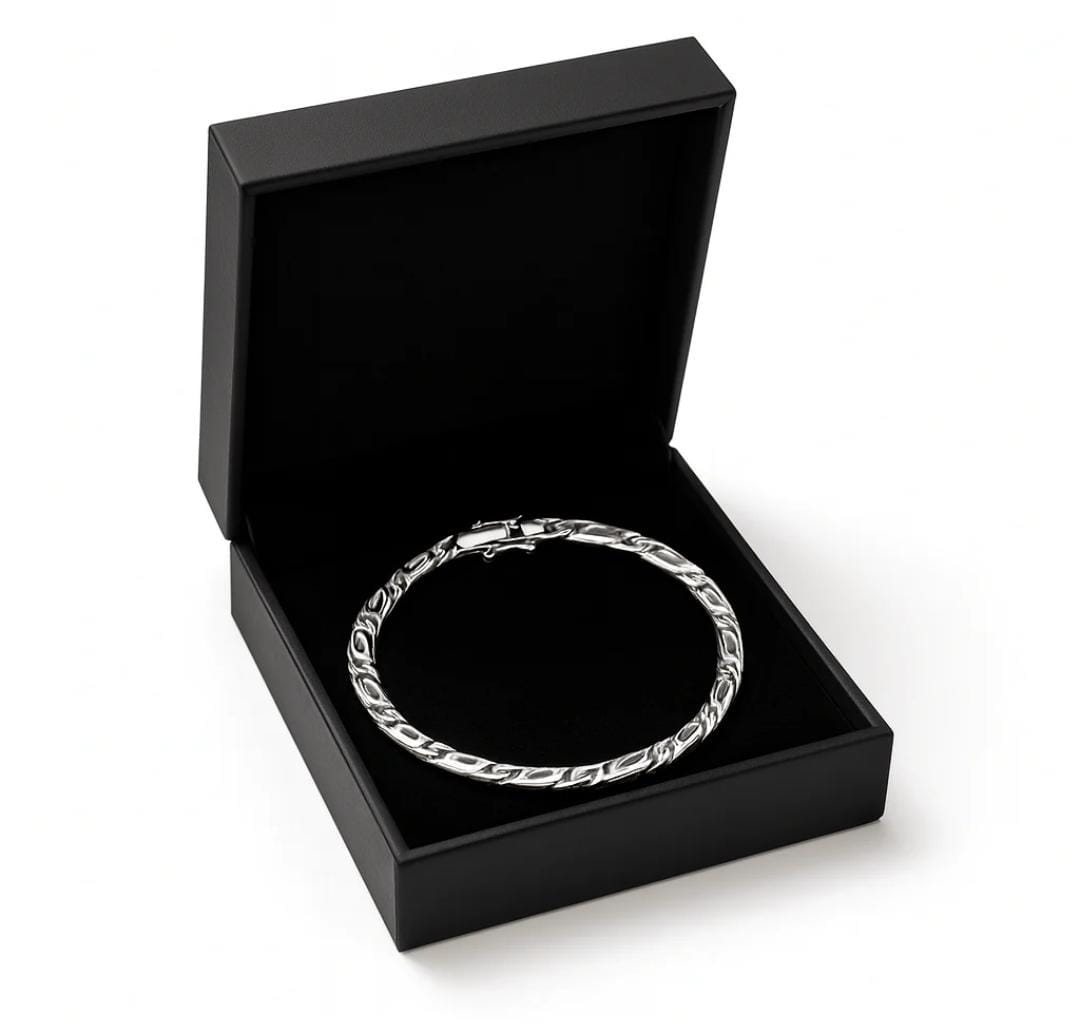 Pulsera Mónaco Plata 950 3mm Minimalista y Elegante