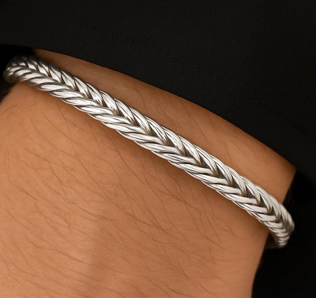 Pulsera Espiga Plata 950 Acabado Brillante
