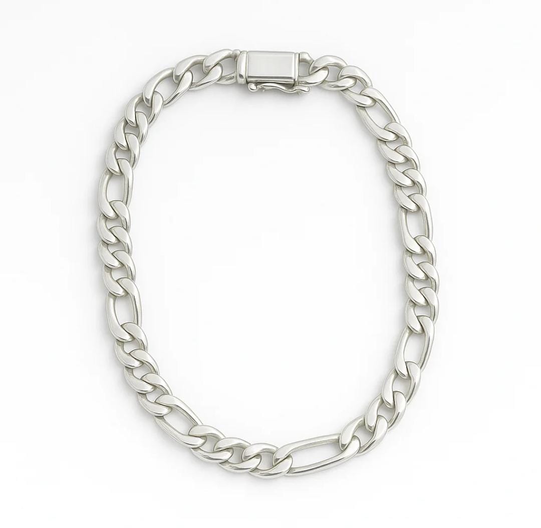 Pulsera Fígaro de Plata 950 5mm 21cm