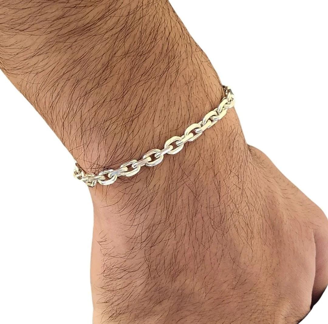 Pulsera Forcet 5mm de Plata Fina 950