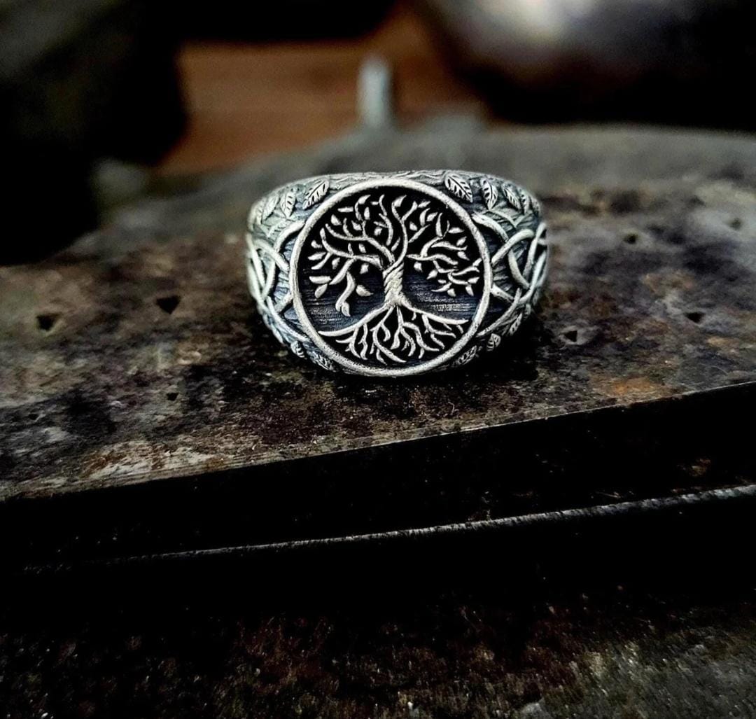 Anillo Árbol de la Vida - Plata 950