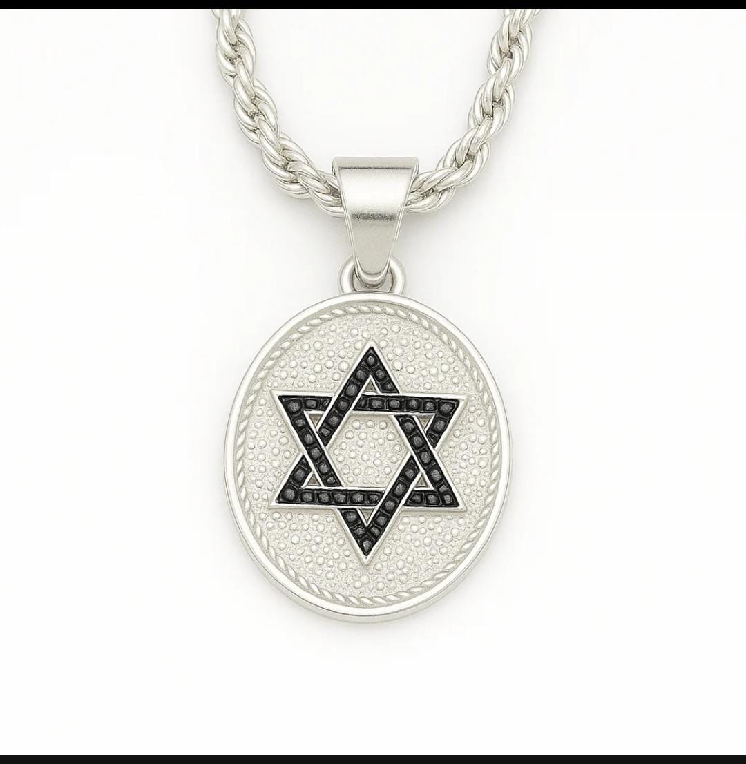 Collar Estrella de David - Plata 950