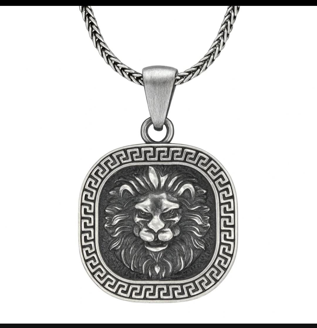 Cadena León de Crin - Plata 950