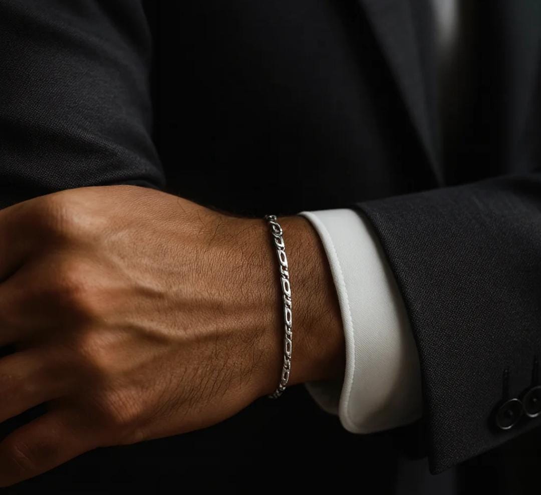 Pulsera Mónaco Plata 950 3mm Minimalista y Elegante