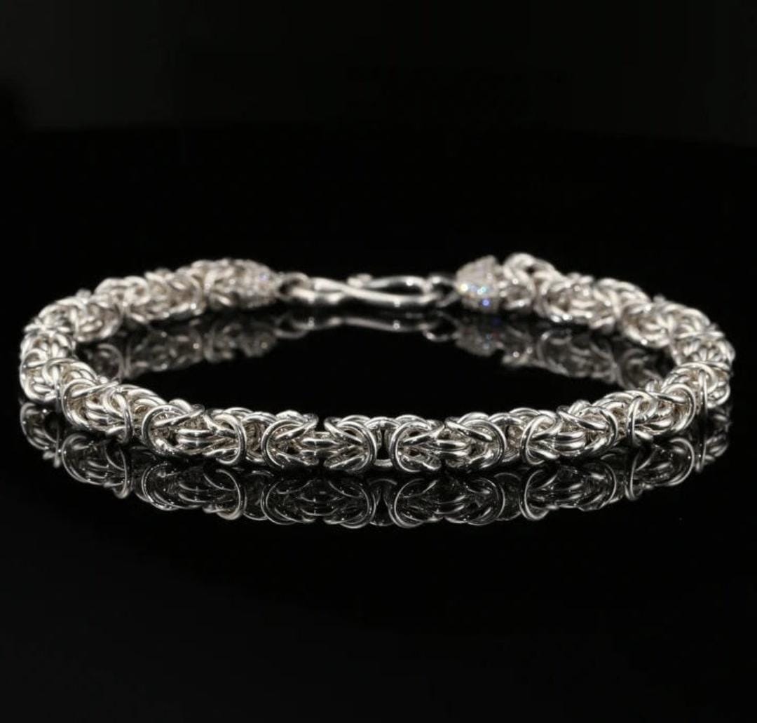Pulsera Modelo Punto Peruano Plata 950