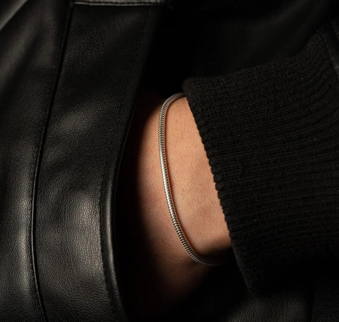 Pulsera Snake de Plata 925 21cm