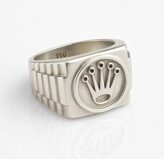 Anillo Clocks Silver - Plata 950