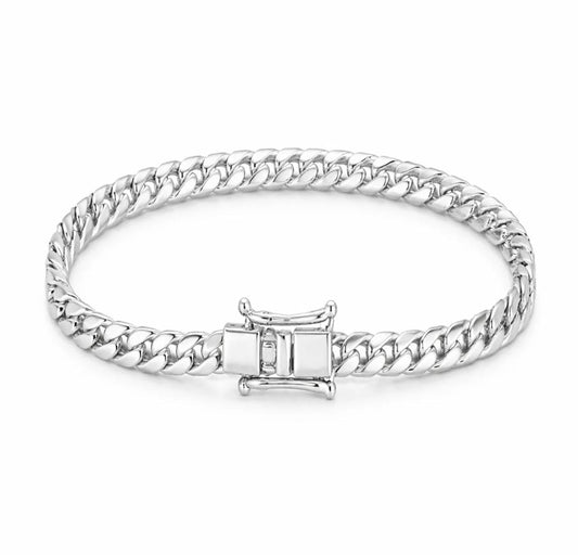 Pulsera Miami Plata 950 4mm