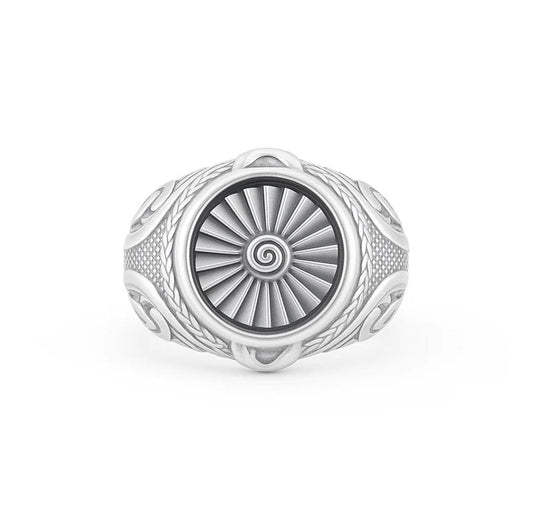 Anillo Turbina - Plata 950