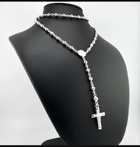 Collar Rosario de Plata 950