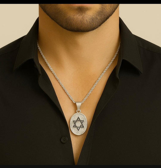 Collar Estrella de David - Plata 950
