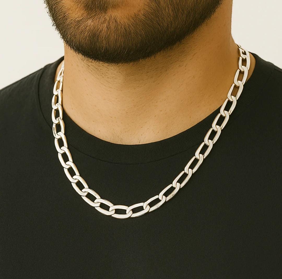 Cadena Modelo Eslabón 6mm - Plata 950