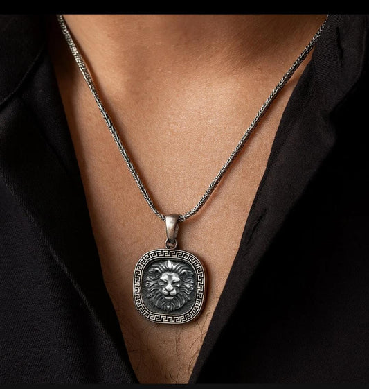 Cadena León de Crin - Plata 950