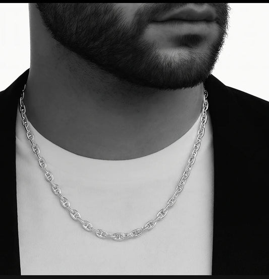 Cadena Mariner - Plata 950 5mm 55cm