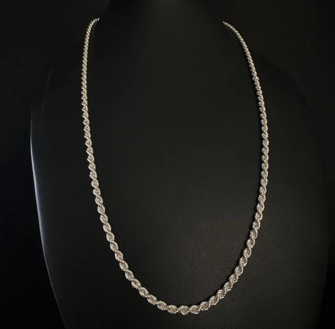 Cadena Rope Plata 950 3mm 60cm