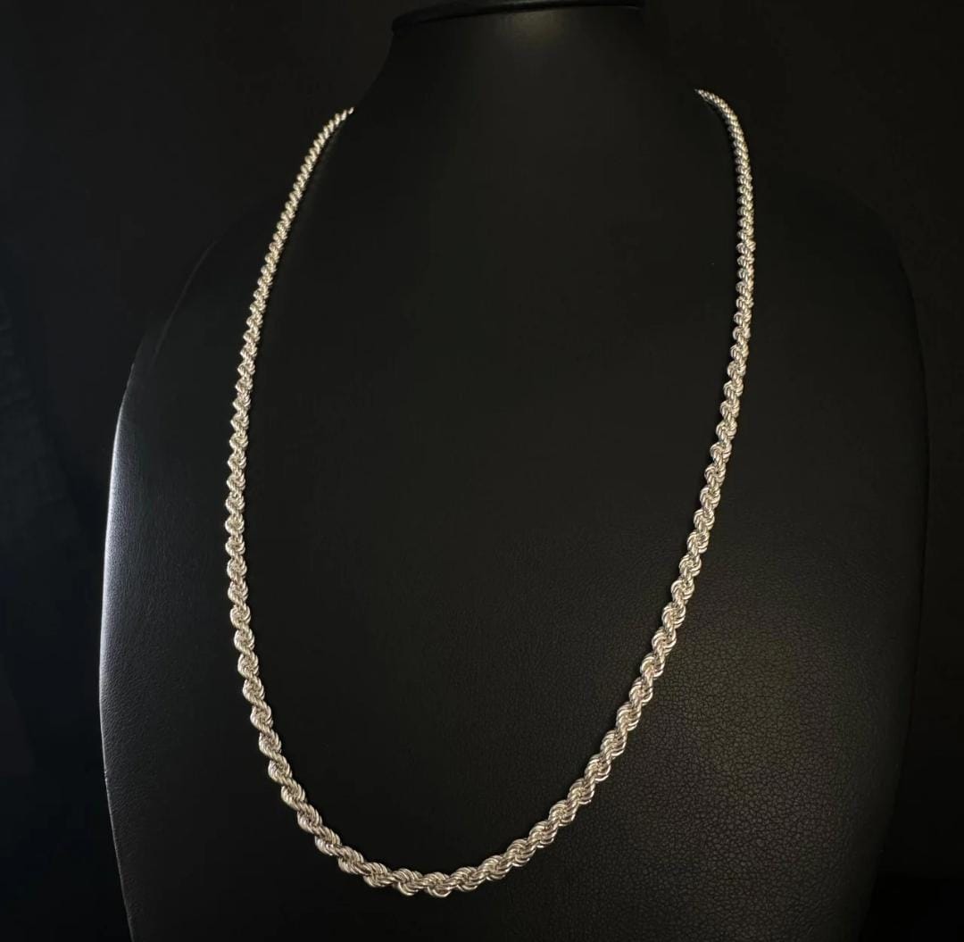 Cadena Rope Plata 950 3mm 60cm