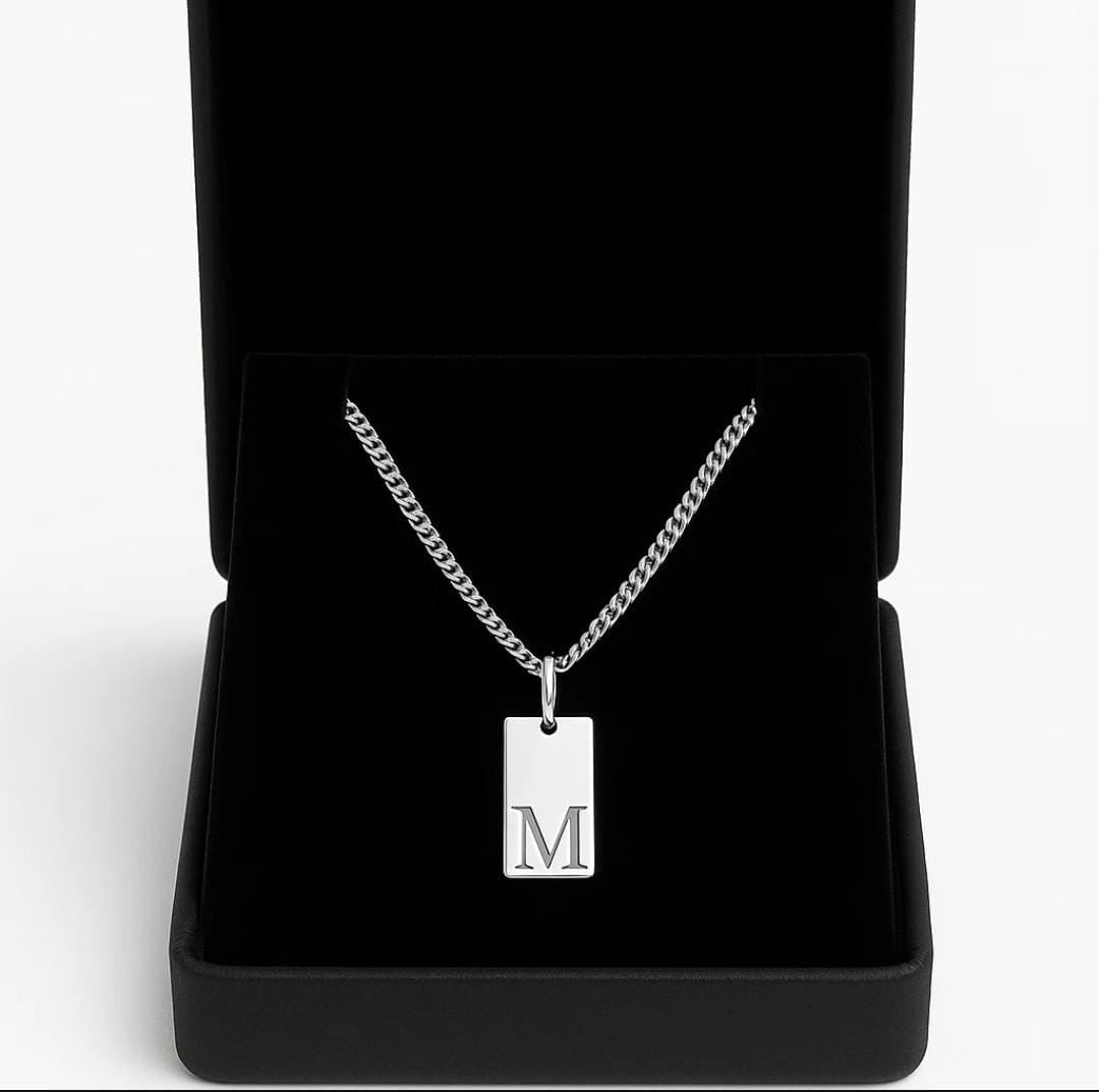 Cadena Micro Lomo con Inicial Personalizada Plata 925 50cm