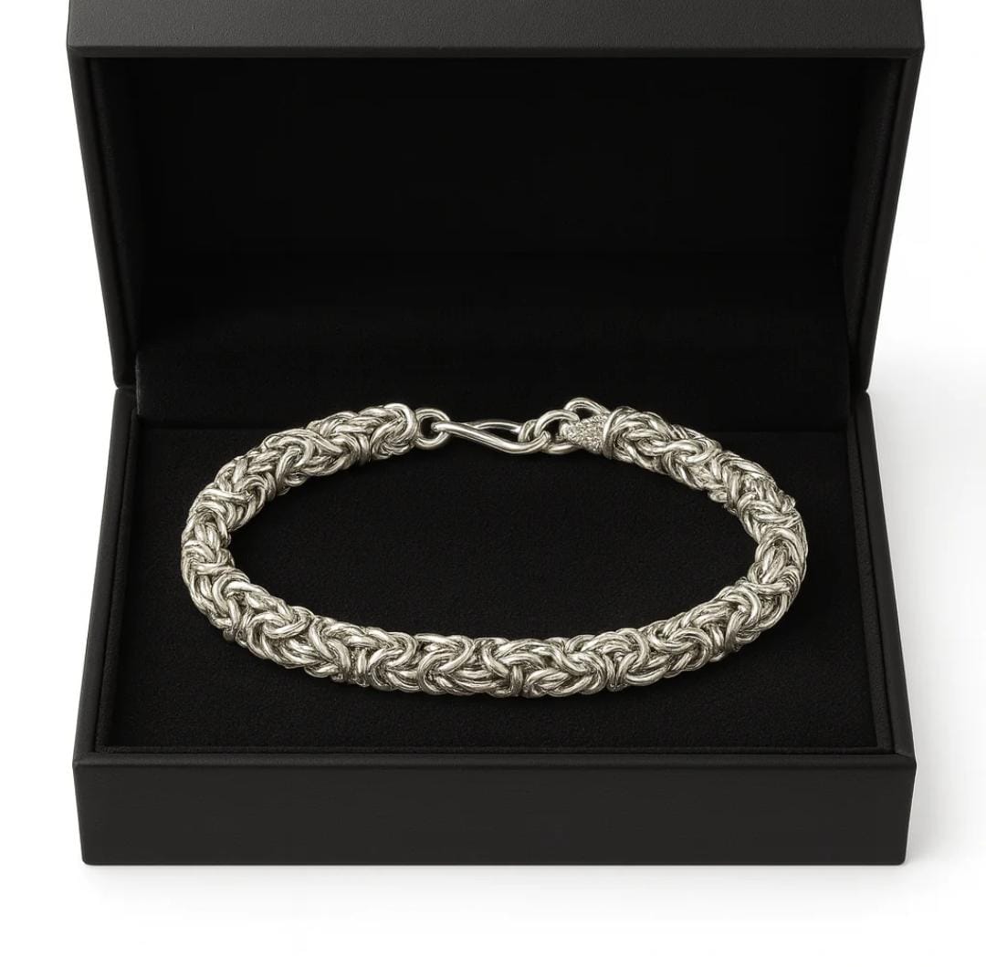 Pulsera Modelo Punto Peruano Plata 950