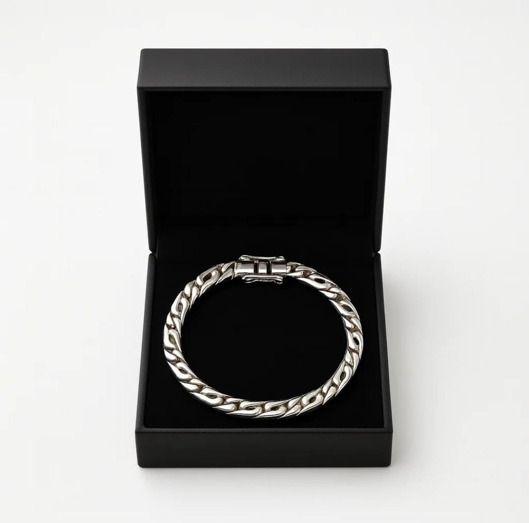 Pulsera Mónaco de Plata 950 5mm Elegante