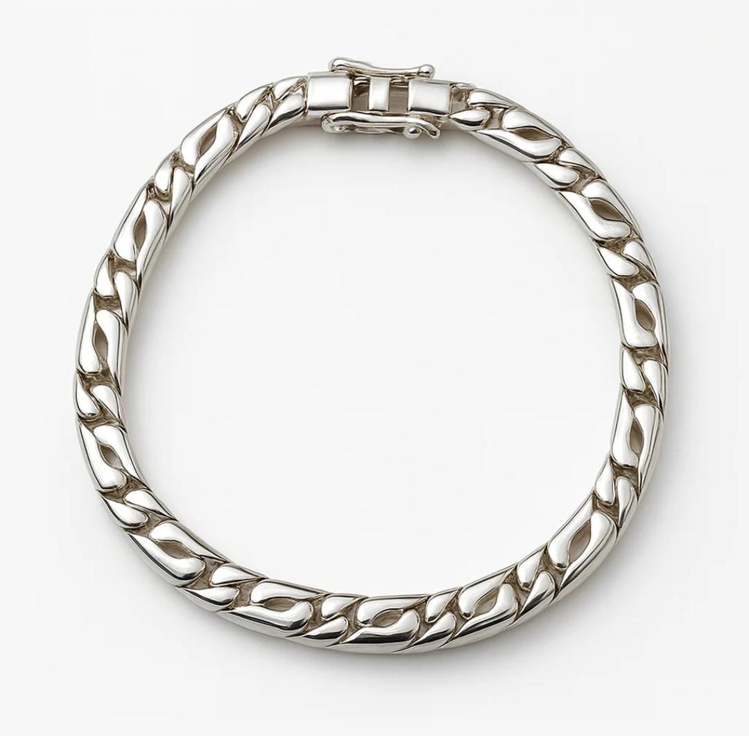 Pulsera Mónaco de Plata 950 5mm Elegante