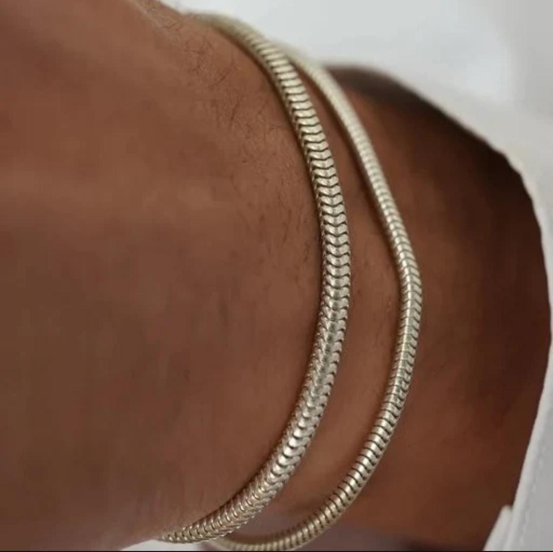 Pulsera Snake de Plata 925 21cm