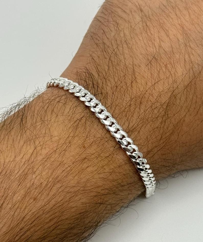 Pulsera Miami Plata 950 4mm