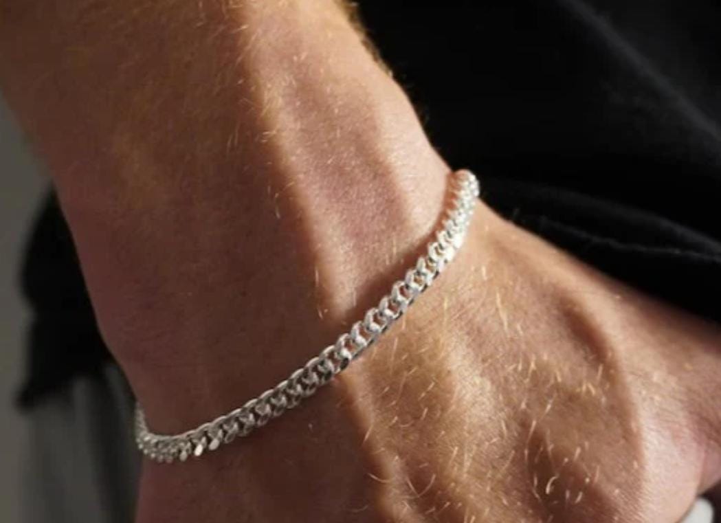 Pulsera Miami Plata 950 4mm