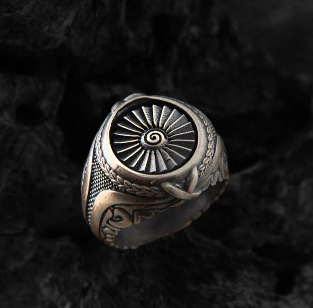Anillo Turbina - Plata 950