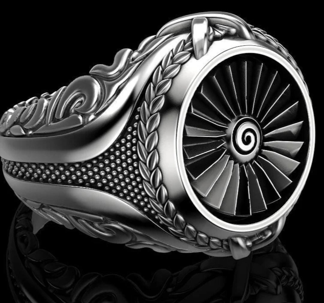 Anillo Turbina - Plata 950