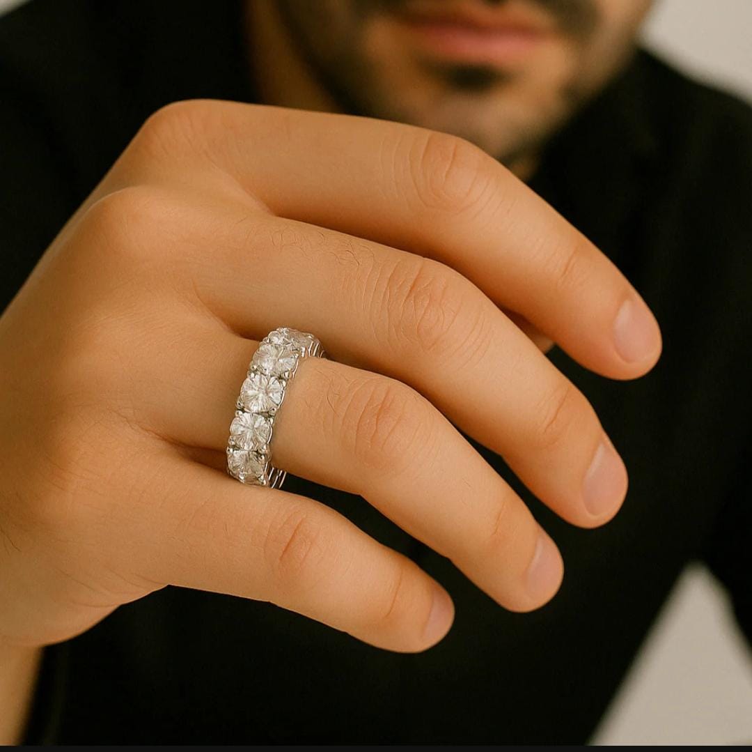 Anillo Tenis Big - Plata 950