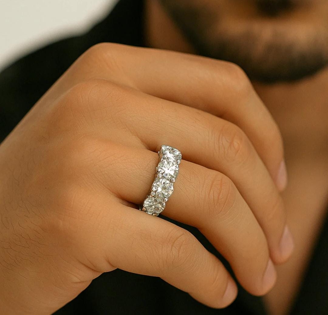 Anillo Tenis Big - Plata 950