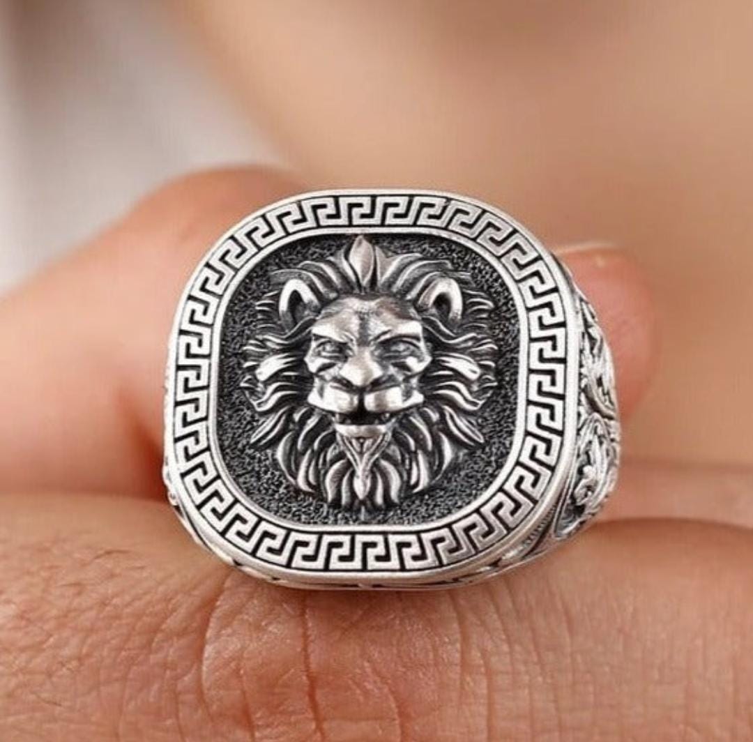 Anillo León de Crin - Plata 950