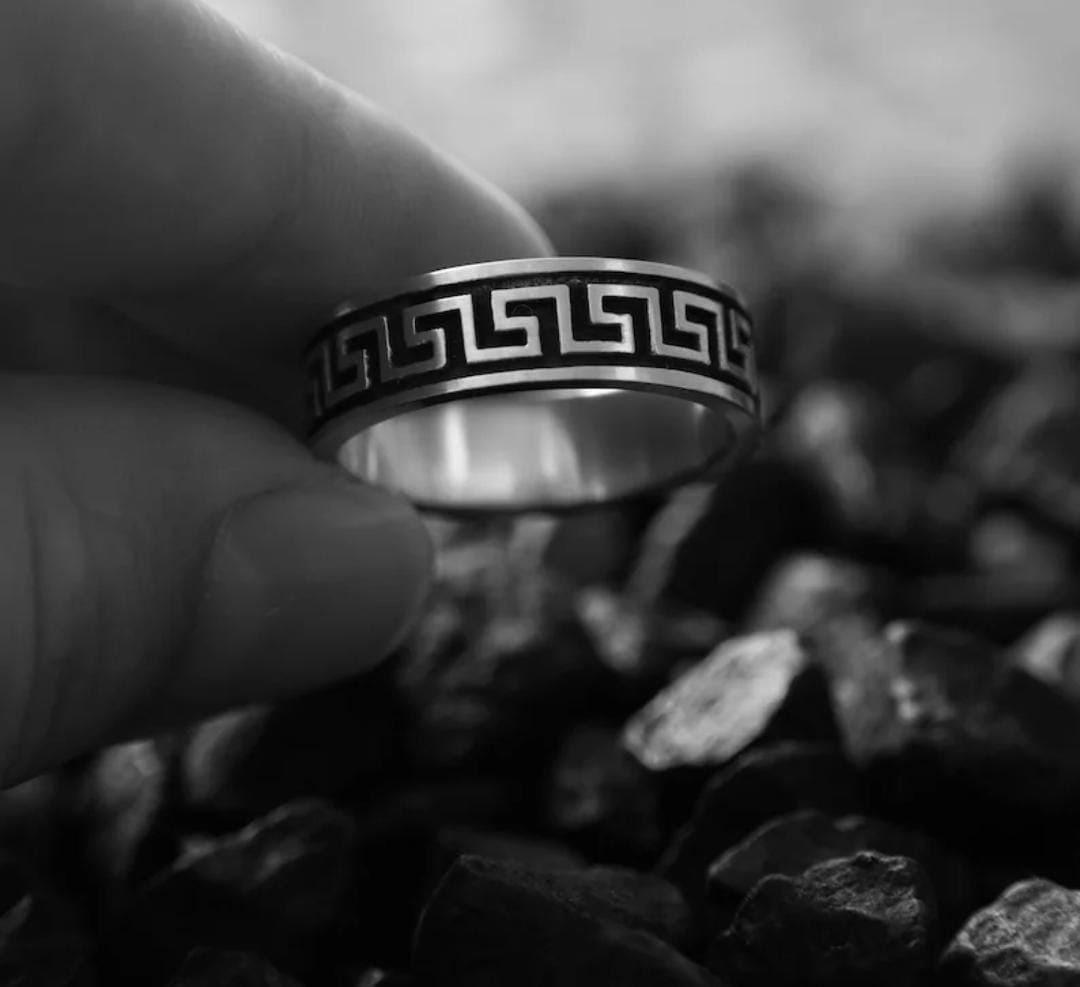 Anillo Griego - Plata 950