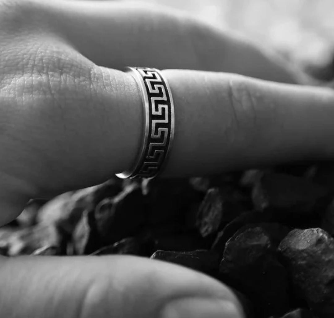 Anillo Griego - Plata 950