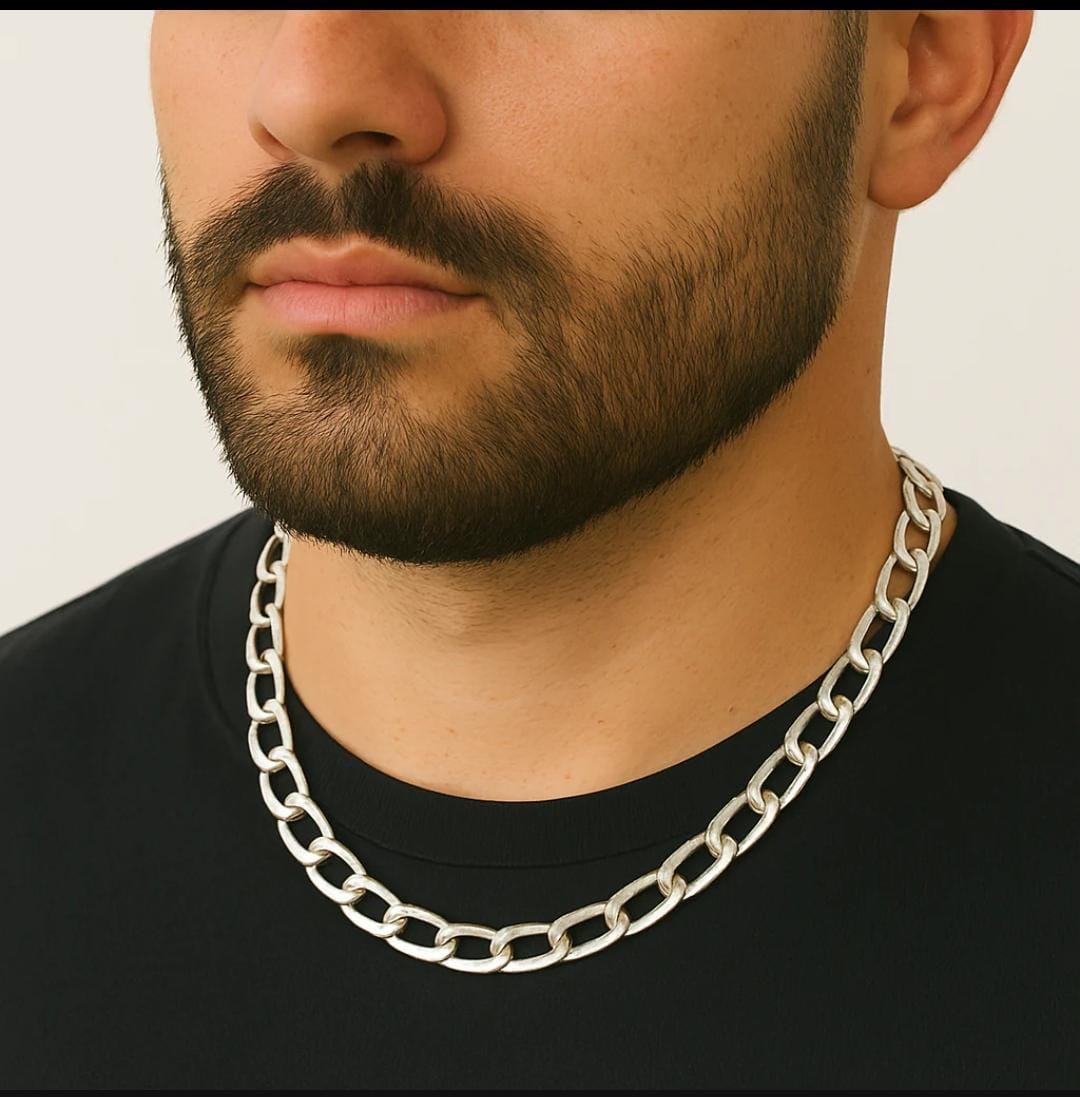 Cadena Modelo Eslabón 6mm - Plata 950